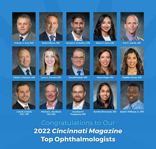 2022 Cincinnati Magazine Top Ophthalmologists